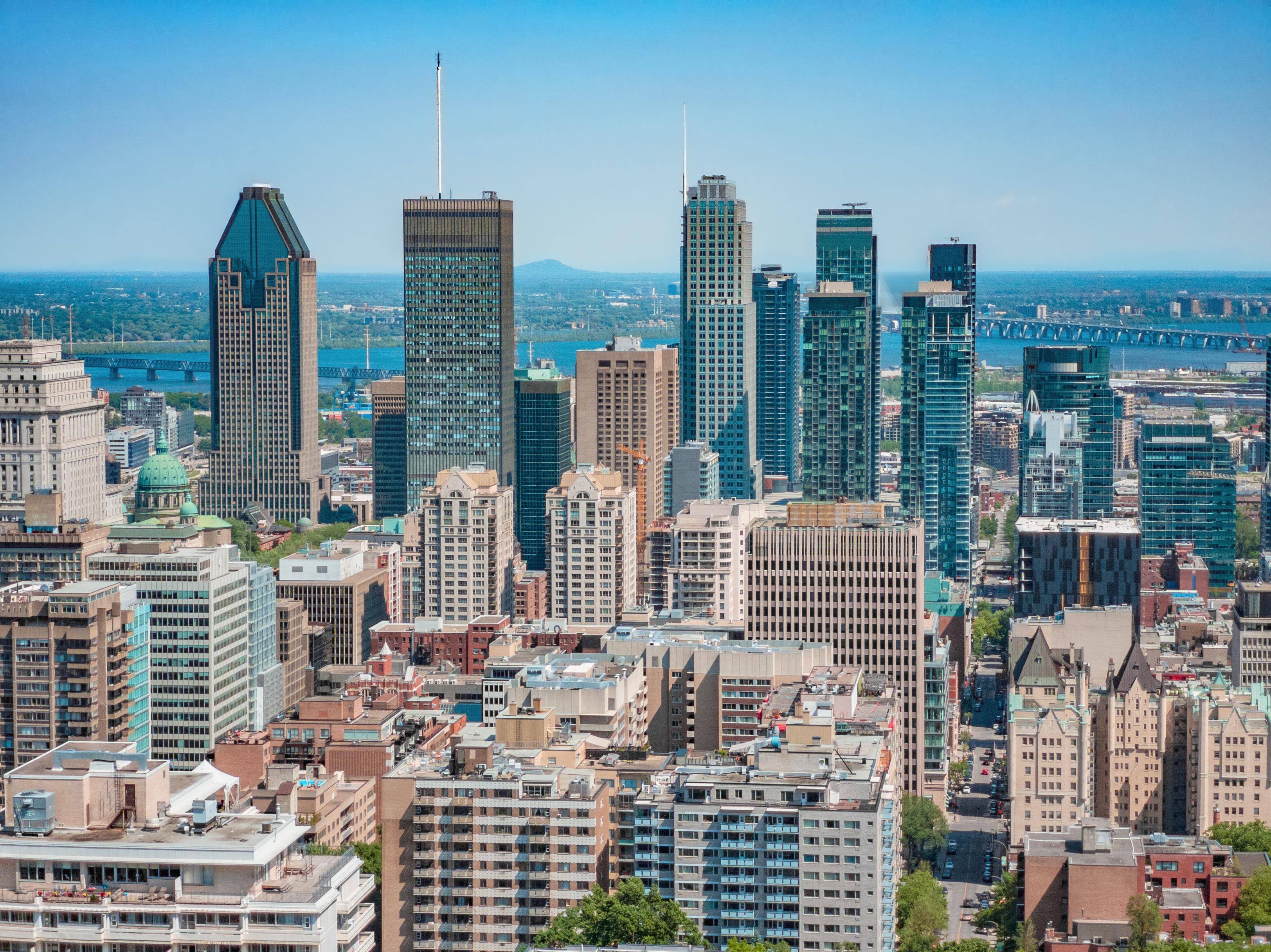 Landscape of Montreal